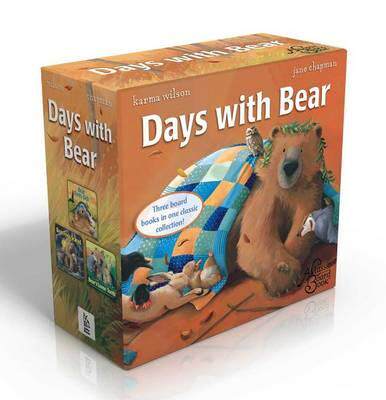 现货 吴敏兰推荐 Days with Bear Bear Feels Scared/Bear Feels Sick 3本盒装 小熊生病/害怕/牙仙子 英文绘本纸板书