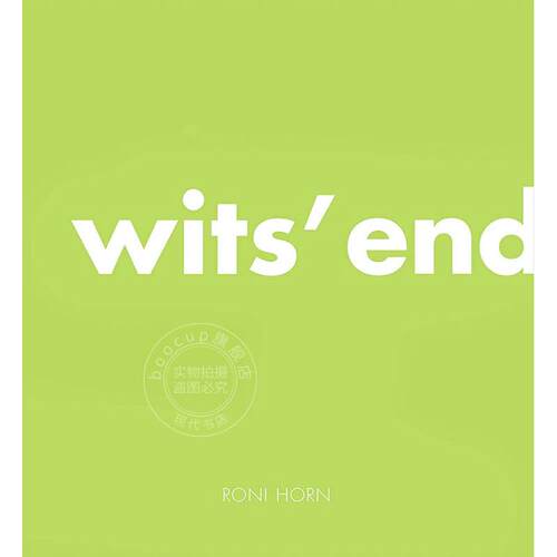 罗尼·霍恩：智穷计尽 美国艺术家 作家 英文原版 Roni Horn: Wits' End