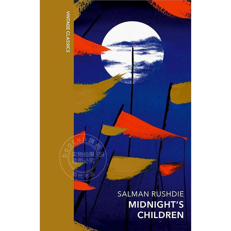 现货 午夜之子 萨曼·鲁西迪 英文原版 Midnight's Children 外国文学小说 企鹅复古布脊经典系列