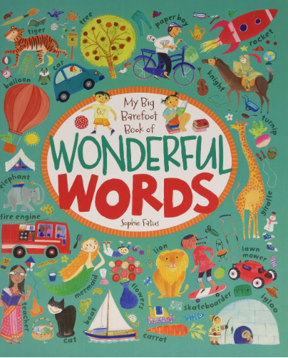 现货 神奇世界 我的赤脚大书 英文原版 My Big Barefoot Book of Wonderful Words 儿童绘本 英语启蒙 情景英语单词书