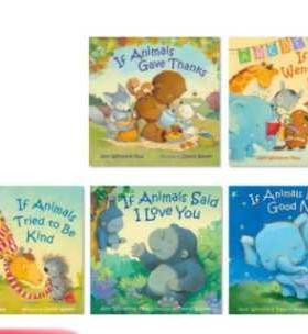 现货 如果动物亲吻说晚安 平装5册套装 IF ANIMALS KISSED GOOD NIGHT SERIES PAPERBACK 5-BOOK PACK 英文原版