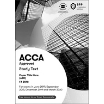 现货 FIA/ACCA Business and Technology (FBT/BT) Workbook (对应F1)教材适用至2021.8
