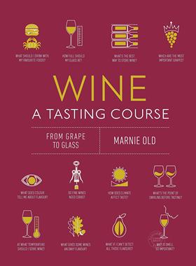 现货 DK百科 葡萄酒品鉴 品味爱好者入门初学指南精装图集 探索葡萄酒之间的细微差别  英文原版 Wine A Tasting Course