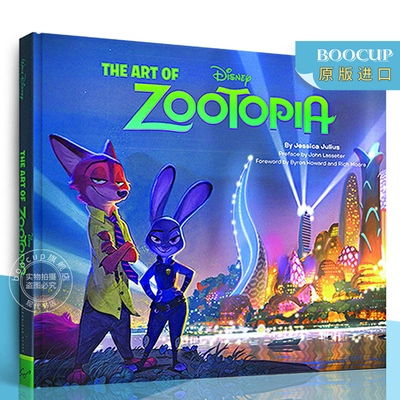 现货 疯狂动物城 迪士尼电影画册 英文原版 The Art of Zootopia