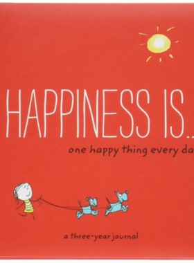 现货 英文原版 Happiness Is One Happy Thing Every Day: A Three-Year Journal