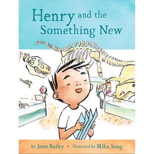 Henry 9岁 Book 东西 第二册 the and 儿童插画故事书 亨利与新奇 Something 英文原版 New
