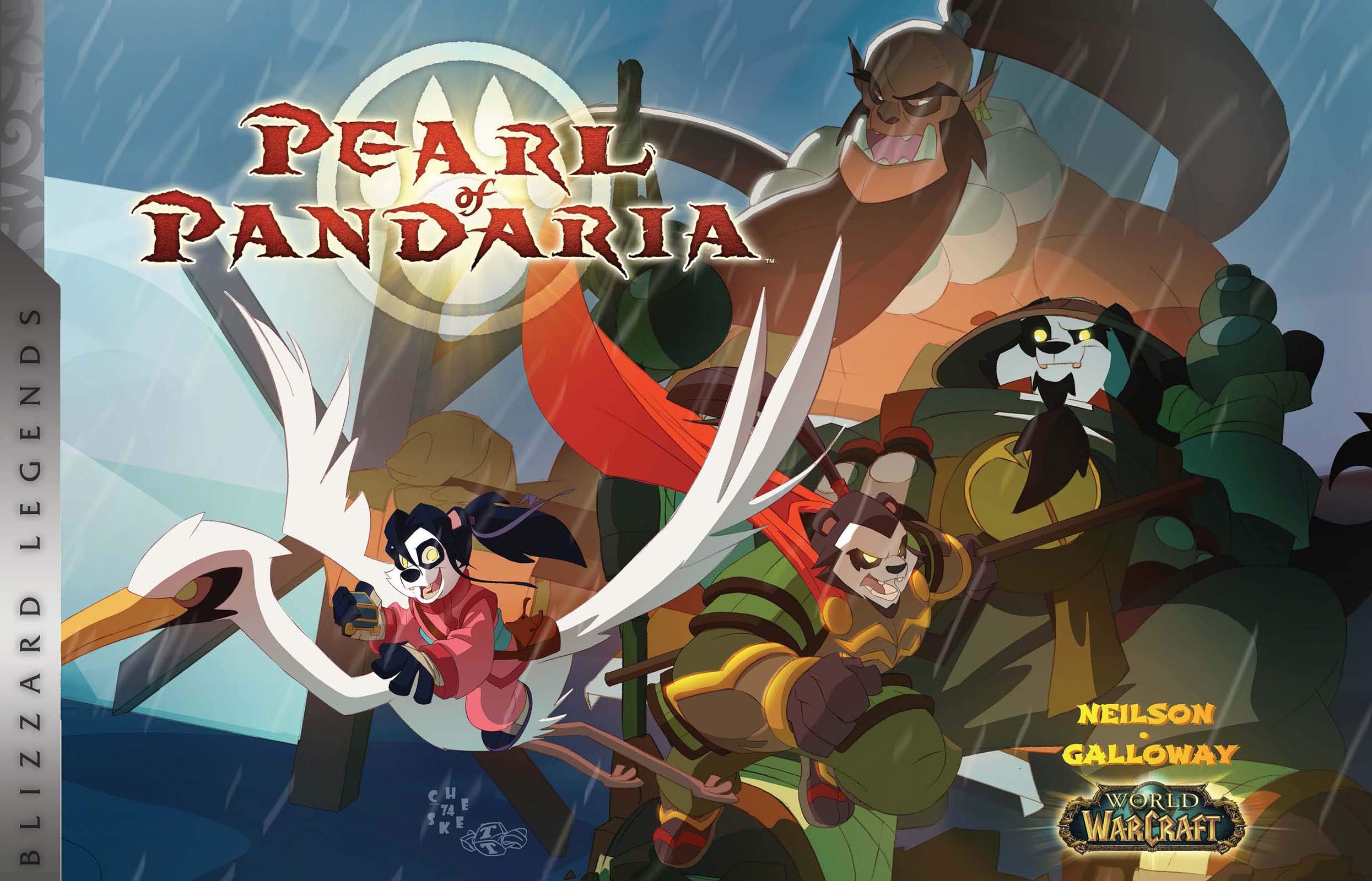 潘达利亚之珠 魔兽世界漫画 英文原版 World of Warcraft: Pearl of Pandaria: Blizzard Legends 暴雪游戏系列 进口图书 精装