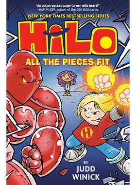 希罗系列第6册：所有碎片归位 儿童读物图画书 Judd Winick 英文原版 Hilo Book 6: All the Pieces Fit 7-10岁