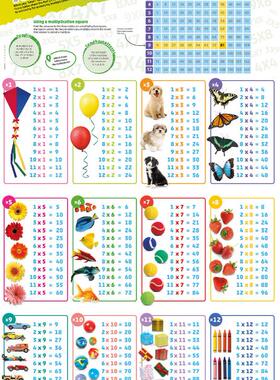 现货 DKfindout! Times Tables Poster