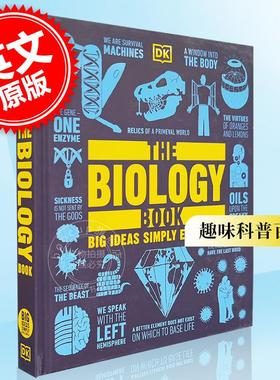 DK人类思想丛书系列 生物学 英文原版 The Biology Book  Big Ideas Simply Explained 趣味科普百科全书