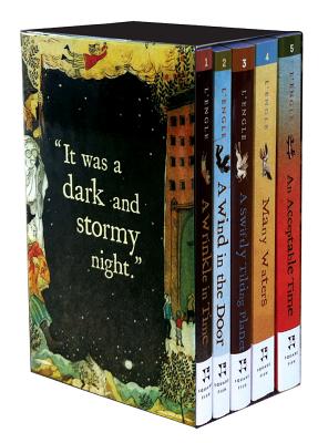 现货 英文原版 梅格时空大冒险全5册套装 时间的皱折 皱纹 褶皱 A Wrinkle in Time 时间的五重奏 5本全套 Madeleine L'Engle