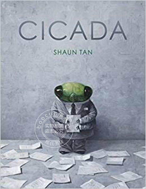 现货 蝉 英文原版 Cicada 澳洲华裔插画师陈志勇绘本 新作 Shaun Tan 精装