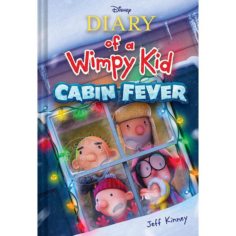现货 小屁孩日记6 幽居病 迪士尼特别版+封面版 Jeff Kinney 杰夫·金尼 英文原版 Cabin Fever (Special Disney+ Cover Edition)