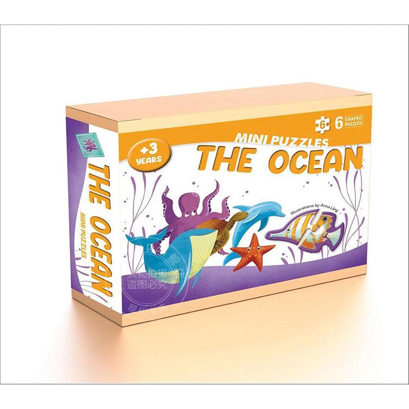 海洋 The Ocean 英文原版 拼图 儿童趣味益智 英语学习 White Star
