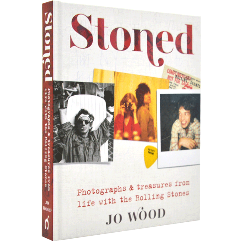 现货 滚石风云 英文原版 Stoned 滚石乐队生活中的照片和珍藏 滚石乐队幕后生活 从未曝光的照片 日记 纪念品 精装 Jo Wood