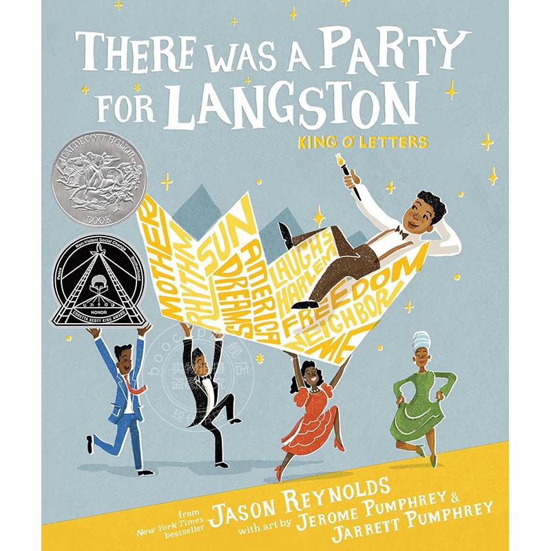 兰斯顿的派对 2024凯迪克银奖作品 儿童绘本故事 英文原版 There Was a Party for Langston 4-8岁