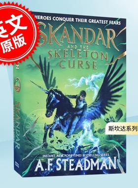 现货 斯坎达系列第四部 斯坎达和骷髅诅咒 青少年读物奇幻小说 英文原版 Skandar and the Skeleton Curse 8-12岁