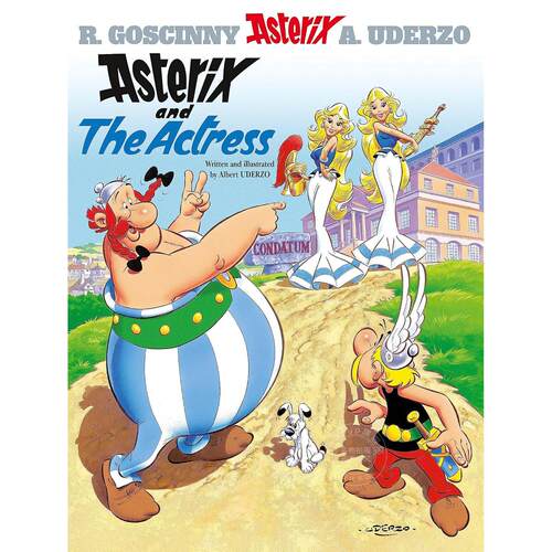 高卢英雄和女演员 儿童趣味漫画 英文原版 Asterix and the Actress 6-11岁