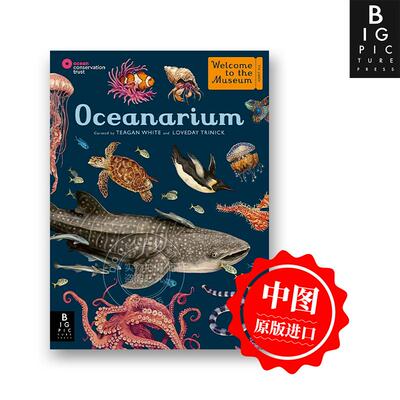 现货 Oceanarium 海洋博物馆 欢迎来到博物馆系列 青少年英语课外阅读科普读物 精装大开本 英文原版进口原版书籍