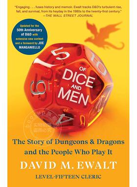 现货 骰子与人：龙与地下城的故事 David M. Ewalt 英文原版 Of Dice and Men: The Story of Dungeons & Dragons and The People