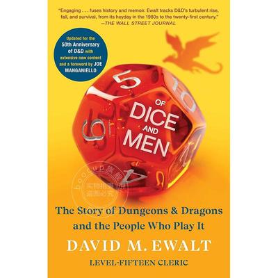 现货 骰子与人：龙与地下城的故事 David M. Ewalt 英文原版 Of Dice and Men: The Story of Dungeons & Dragons and The People