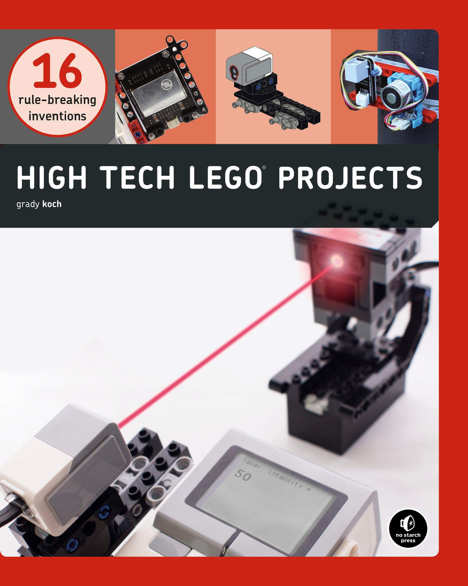 现货 High-Tech LEGO Projects 英语原版 高科技乐高项目:16项打破常规的发明 学习创造性 无组件 平装