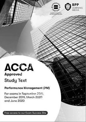 现货 ACCA考试 新版 绩效管理 教材 英文原版 Performance Management Study Text 对应F5 2019-2020 BPP出版 官方认证