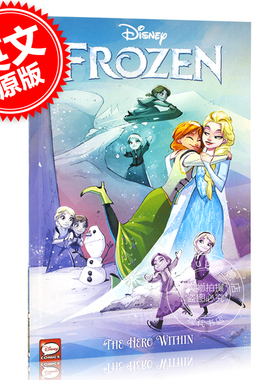 冰雪奇缘 内心的英雄 英文原版 青少年漫画小说 迪斯尼同名电影 Disney Frozen: The Hero Within (Graphic Novel)