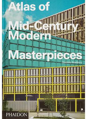 世纪中期现代建筑杰作图集 柯布西耶 赖特 密斯范德罗 Atlas of Mid-Century Modern Masterpieces 英文原版