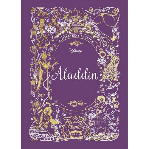 阿拉丁 布面精装 迪士尼动画经典 儿童读物 电影周边书 Disney Animated Classics系列 英文原版 Aladdin 7-9岁