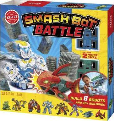 现货 Smash Bot Battle 英文原版 手工书:折纸机器人 进口儿童玩具书 原版