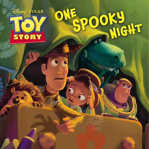 现货 一个诡异的夜晚 玩具总动员5动画电影周边书 儿童绘本故事 Disney and Pixar's Toy Story 英文原版 One Spooky Night 0-3岁