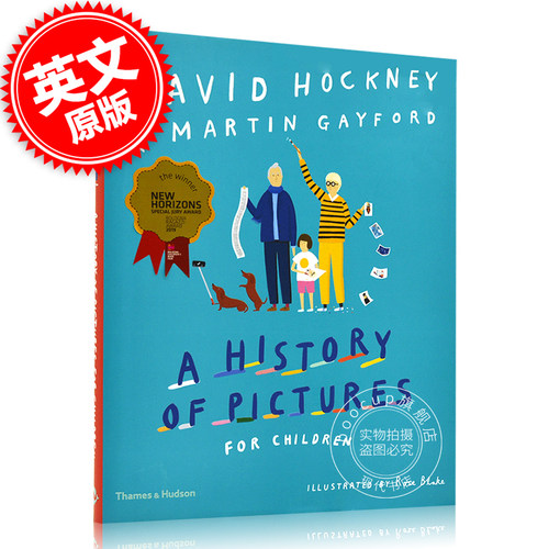 给孩子的名画艺术史 大卫 霍克尼 英文原版 A History of Pictures for Children 艺术童书 David Hockney 精装 美学 鉴赏