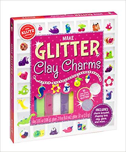 现货 制作闪亮的黏土护身符 英文原版 Make Glitter Clay Charms