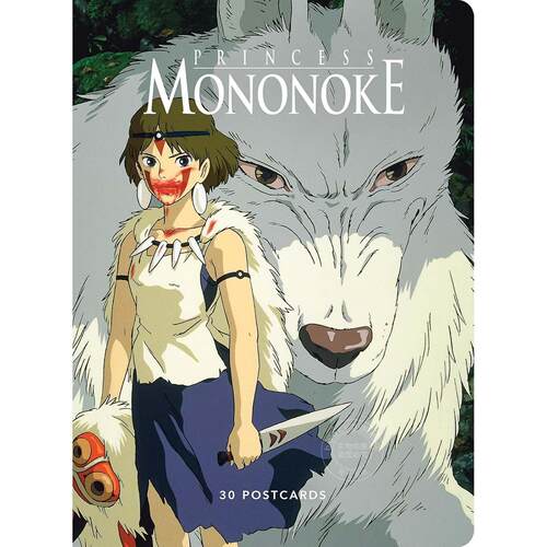 吉卜力工作室：幽灵公主明信片 文创周边 英文原版 Studio Ghibli? Princess Mononoke: 30 Postcards