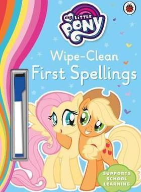 现货 小马宝莉拼写单词书练习册 英文原版 My Little Pony - Wipe-Clean First Spellings 儿童启蒙认知 带可擦笔