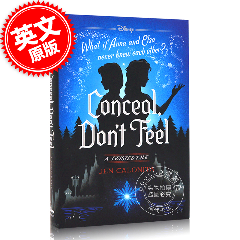 冰雪奇缘 被隐藏的双子 迪斯尼扭曲故事集 英文原版 Conceal, Don't Feel: A Twisted Tale 冰雪奇缘初期设定小说 书籍/杂志/报纸 儿童读物原版书 原图主图