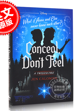 现货 冰雪奇缘 被隐藏的双子 安娜 艾莎 迪斯尼扭曲故事集 英文原版 Conceal, Don't Feel: A Twisted Tale 冰雪奇缘初期设定小说