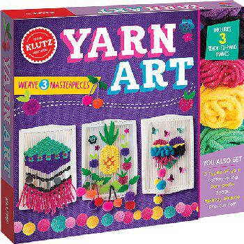 毛线编织艺术 Klutz儿童手工书 DIY装饰品 培养动手能力 YARN ART OPK