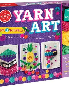 毛线编织艺术 Klutz儿童手工书 DIY装饰品 培养动手能力 YARN ART OPK