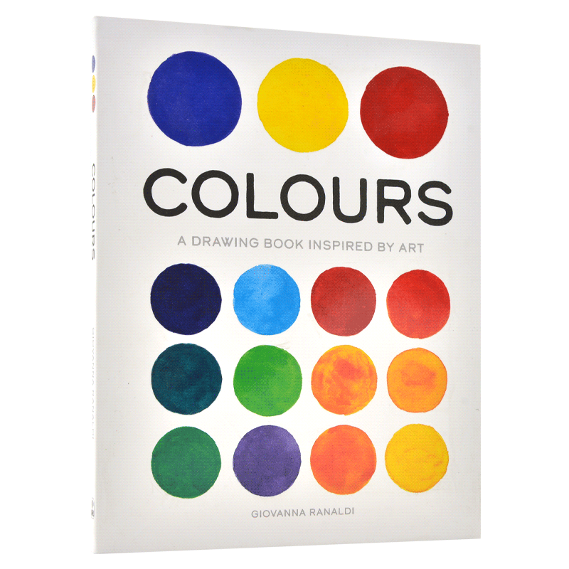 彩色:图画启发艺术 英文原版 Colours : A Drawing Book Inspired by Art 瓦伦蒂娜·祖奇 艺术色彩画集 画册