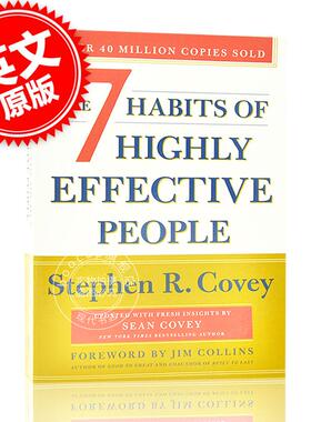 现货 高效能人士的七个习惯 30周年版 英文原版 The 7 Habits of Highly Effective People 肖恩·柯维 Sean Covey