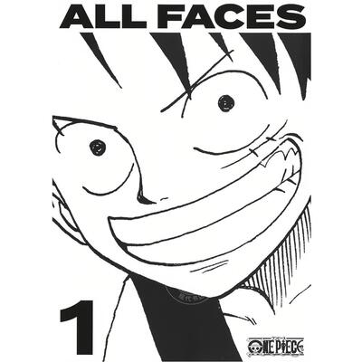 预售 进口日文 漫画 海贼王 ONE PIECE ALL FACES 1-3卷