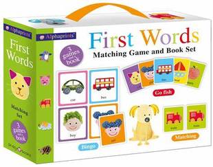 现货 'Alphaprints First Words Matching Set 英文原版 套装