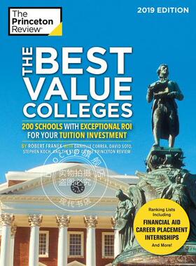 现货 美国公立和私立大学招生指南 价值大学排行 2019版 英文原版 BEST VALUE COLLEGES 2019