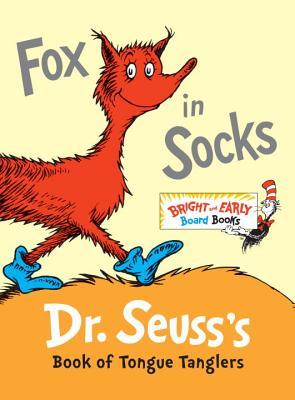 现货 穿袜子的狐狸英文原版 Dr Seuss Fox In Socks英文阅读启蒙纸板书 廖彩杏书单 苏斯博士Dr.Seuss 亲子共读绘本0-6岁
