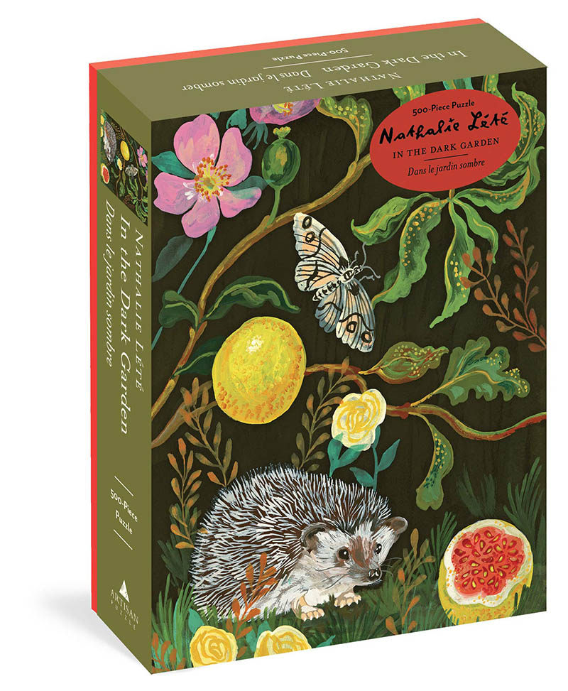 现货 夜晚花园中 500片艺术拼图生日礼物 英文原版 In the Dark Garden 500-Piece Puzzle
