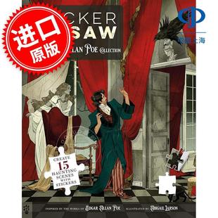 贴纸拼图:埃德加?爱伦?坡系列 文创周边 英文原版 Sticker Jigsaw: The Edgar Allan Poe Collection