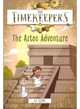 预售 时间守护者：阿兹特克冒险 DK出版社 儿童章节读物 英文原版 The Timekeepers: The Aztec Adventure 7-9岁