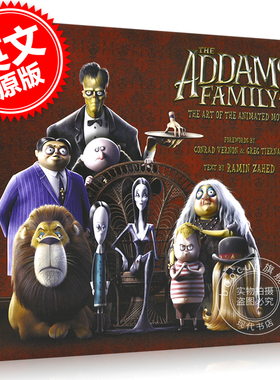 预售 亚当斯一家 定格动画设定集 查尔斯·亚当斯同名漫画电影 英文原版 The Addams Family: The Art of the Animated Movie